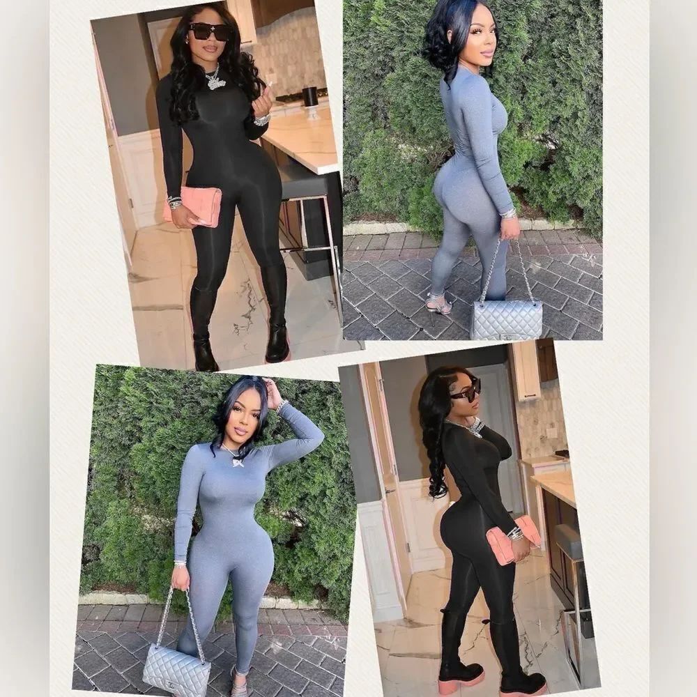 Painted on” Bodysuit Bundle Grey/Black Size Medium. Used once, great condition.